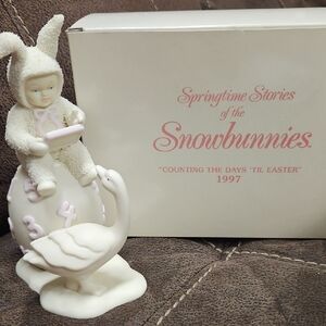 Department 56 Snowbunnies "Counting The Days "Til Easter" 1997